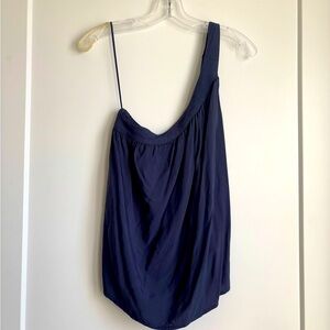 Old Navy one shoulder tank slate blue size small
